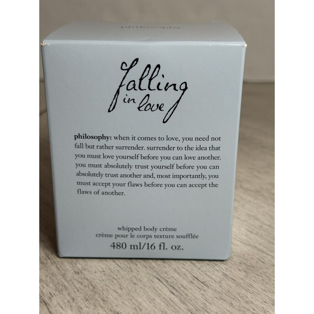 Philosophy Falling in Love Whipped Body Creme Lotion Moisturizer 16oz 480ml NWB